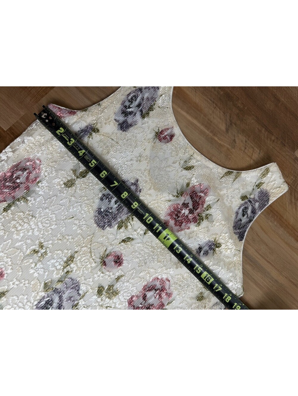 90s Fairycore Maxi Dress w/ Floral Lace Overlay Size 14 Grunge Coquette Romantic - Picture 6 of 9